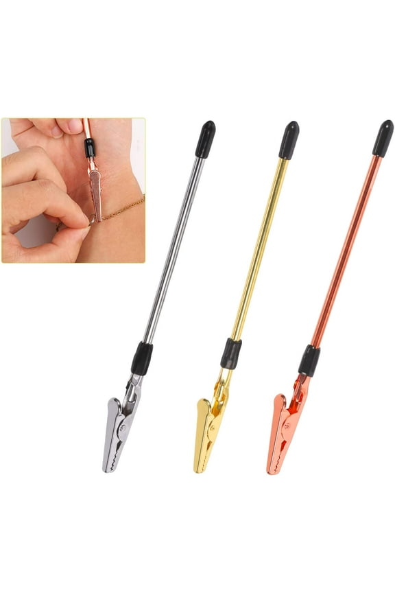 3pcs Bracelet Helper Tools, Easy-to-Use Jewelry & Watch Closure Assistance, 3 Colors