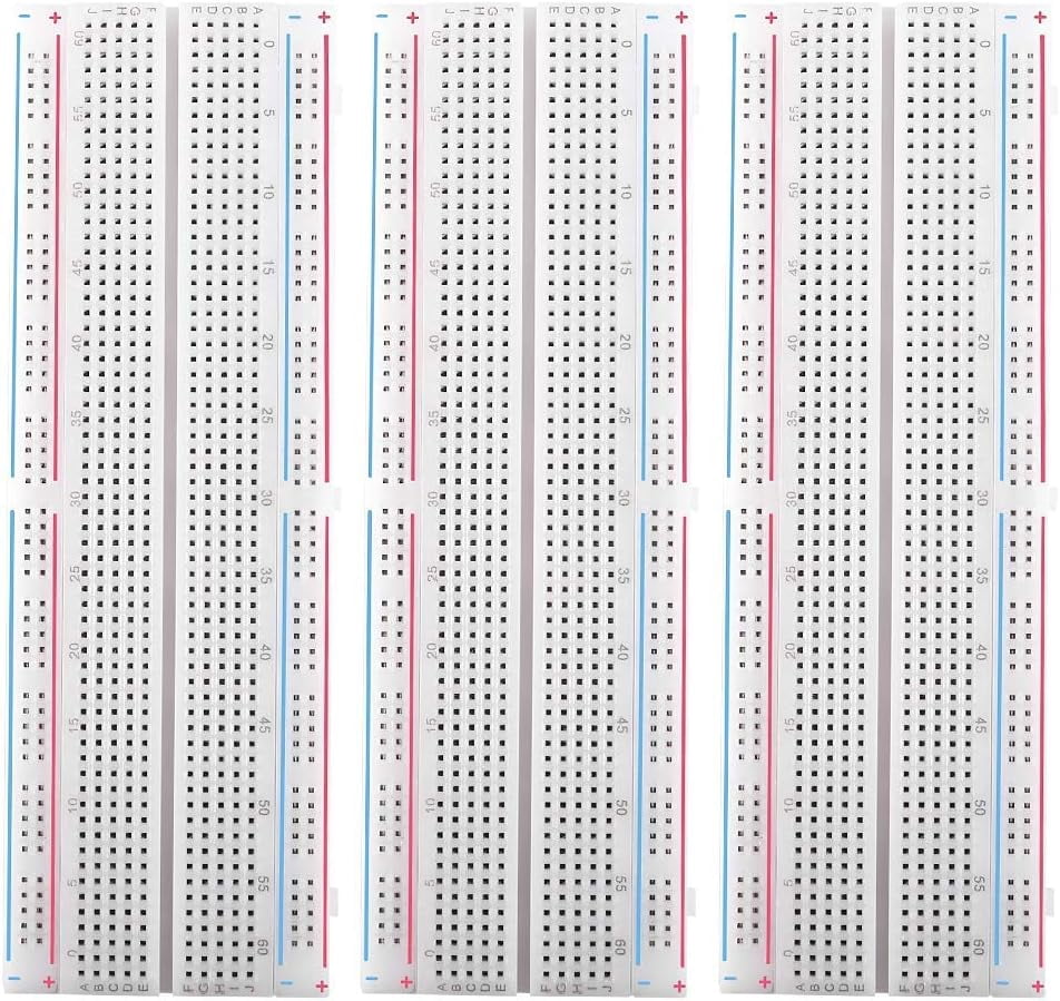 3pcs Breadboard 830 Point Solderless Prototype PCB Board Kit for ...
