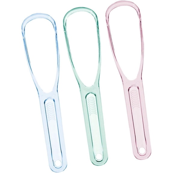 3pcs Breath Dental Fresh Tongue Oral Brush Scrapers Color Creative Adults and Tools Adult Coating Cleaner Tool Random Kids Eliminate Plastic Health Bad Effective Safe Cleaning