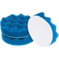 thumbnail image 1 of 3pcs Buffer Polisher Foam Pads,Polishing Wheel Waffle Finishing Grip Pad,Car Bufferr Polisher for Car Detailing Polishing Waxing（Blue）, 1 of 6