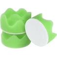 thumbnail image 1 of 3pcs Buffer Polisher Foam Pads,Polishing Wheel Waffle Finishing Grip Pad,Car Bufferr Polisher for Car Detailing Polishing Waxing（Green）, 1 of 5