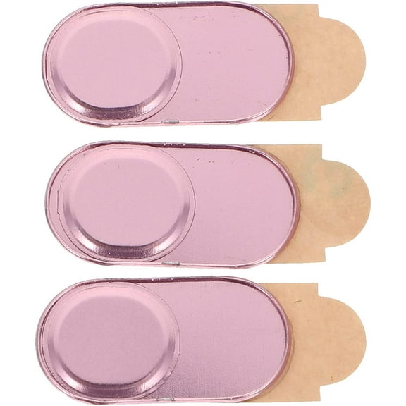 3pcs Camera Patches Privacy Protection Covers Webcam Covers (Rose Gold)- Phone Privacy