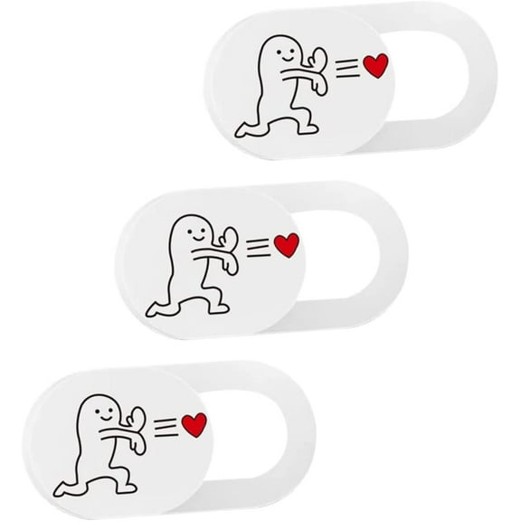 3pcs Camera Privacy Cover Tablet Laptop Slim Laptop White Slides Ultra- Thin Webcam Cover Slide Accessories Webcam Cover Slider Computer Camera Blocker Laptop Camera Cover Slide