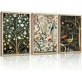 thumbnail image 1 of 3pcs Canvas Print Flower Wall Art Vintage Countryside Forest Tree Field Nature Wilderness Landscape Paintings For Wall Decor For Living Room Bedroom Office(only canvas), 1 of 6