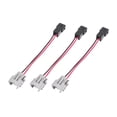thumbnail image 1 of 3pcs Car Auto Fuel Injector Adapters Wired Cable Connector Plugs Female to Male Plug for EV1, 1 of 6
