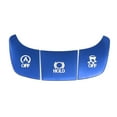 thumbnail image 1 of 3pcs Car Blue Interior Aluminum Alloy Electronic Handbrake Button Decoration Stickers Decal Cover  for Toyota CHR 17-21, 1 of 6