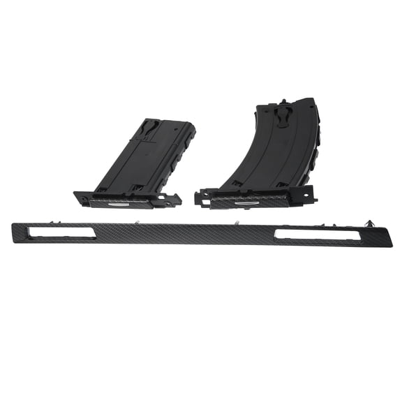 3pcs Car Cup Holder Set Trim Divers Passenger Side for BMW 3 Series E90 E91 E92 E93 05-14 Carbon Fiber Pattern