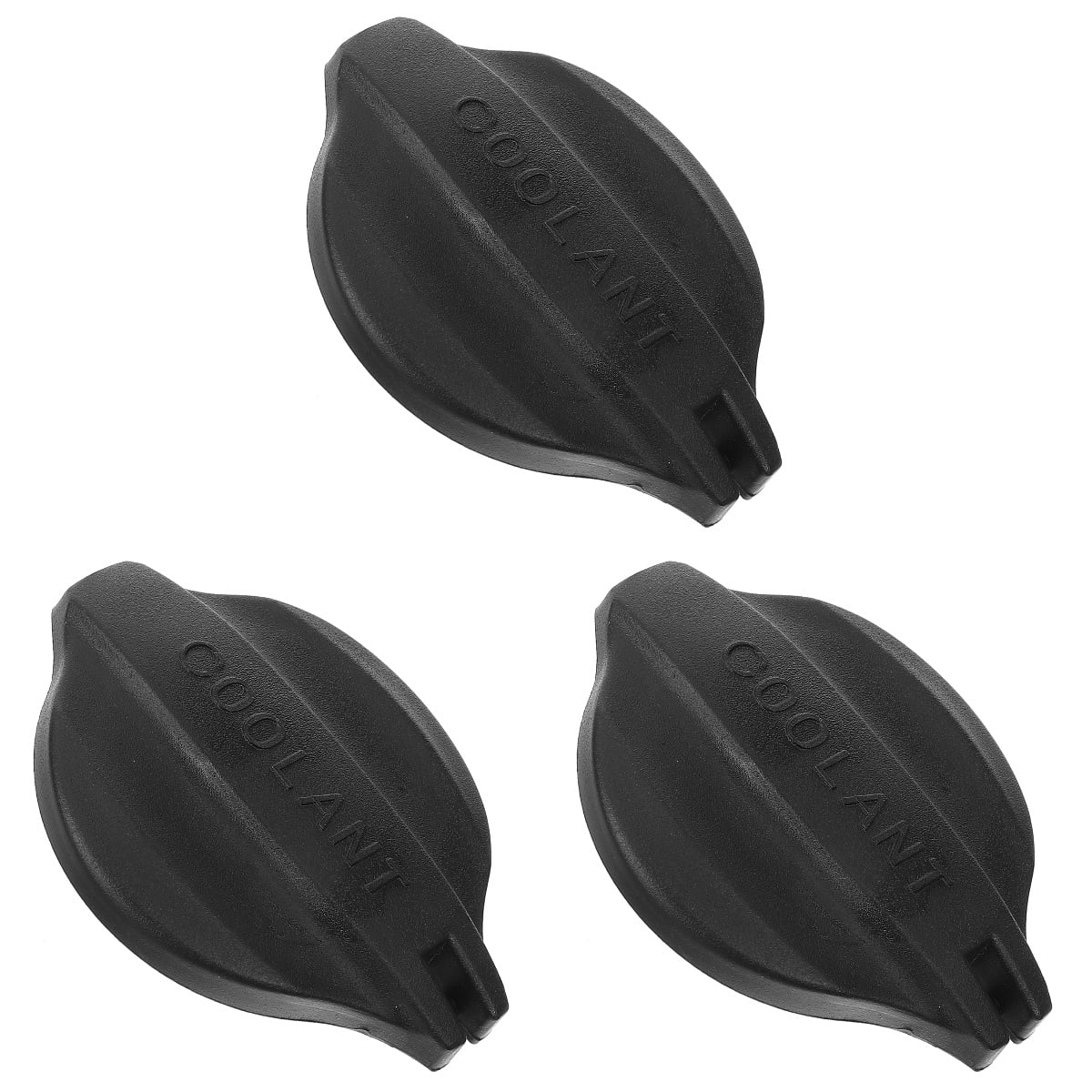 3pcs Car Engine Coolant Reservoir Cap Replacement Car Radiator Cover Car Replacement Part