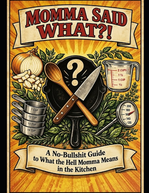 Momma Said What?!: A No-Bullshit Guide to What the Hell Momma Means in the Kitchen, (Paperback)
