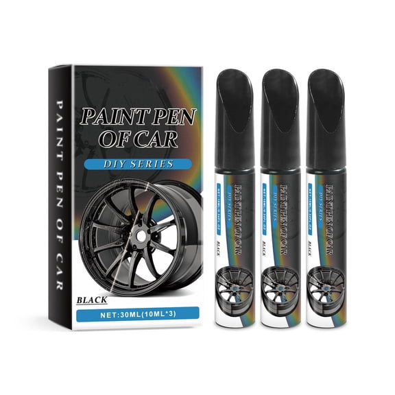 3pcs Car Rim Repair Paint Pens,Wheel Hub Refinishing Pen, Auto Tire Rims Scratch Removal Painting for Cars RV SUV Truck Alloy/Metal Surface