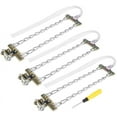 3pcs Car Snow Tire Chain Antiskid Emergency Snow Tire Chains Snow Mud