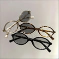 thumbnail image 1 of 3pcs Cat Eye Reading Glasses for Women with Light Sensitive Photochromic Lenses Blue Light Blocking Readers PC Frame, grey&black&brown, 3.5x, 1 of 6