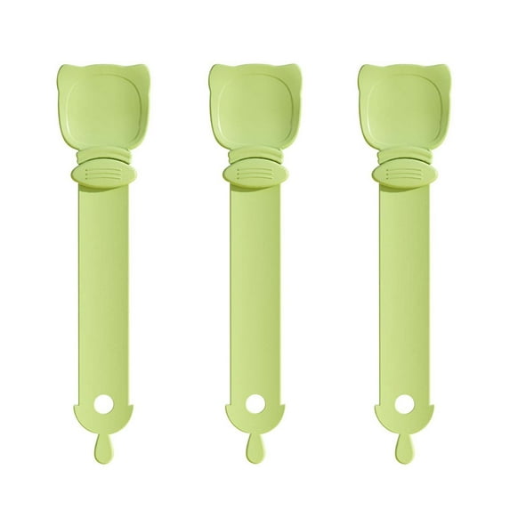 3pcs Cat Treat Spoon Squeeze,Cat Strip Feeder Spoon,Multi-Function Cat Treat Dispenser,Easy Feeding Cat Spoon For Licky Treats,Cat Food Spoon For Wet Food(3 Color)