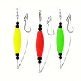 thumbnail image 1 of 3pcs Catfish Float Rigs With 6/0 Hook, Santee Rig For Catfishing, Rattling Cork Foam Peg Float Rigs, Fishing Accessories, 1 of 5