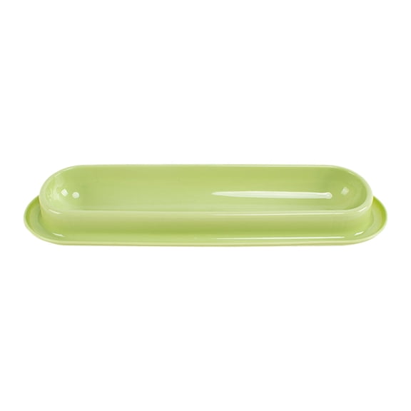 3pcs Cats Feeding Dish Long Multiple Dining Bowl Skidproof Bottom Food Plate Water Easily Wash Set