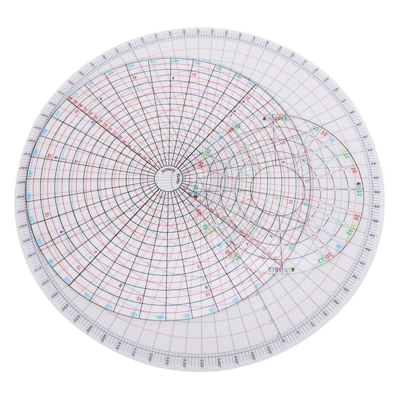 DEEPCRAFF 3Pcs Circle Drawing Ruler Pottery Divider Assorted Color Ceramic Measuring Tool