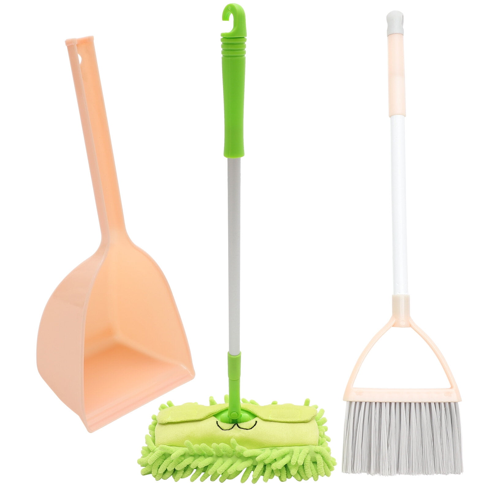 3pcs Children Broom Mop and Dustpan Combination Mini Broom Set Sweeping