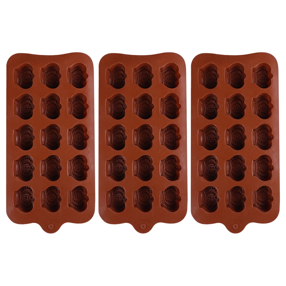 3pcs Chocolate Molds Sugar Molds Chocolate Making Molds Nonstick Candy
