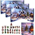 3pcs, Christmas Gnome Advent Calendar 2024, Christmas Vacation Advent