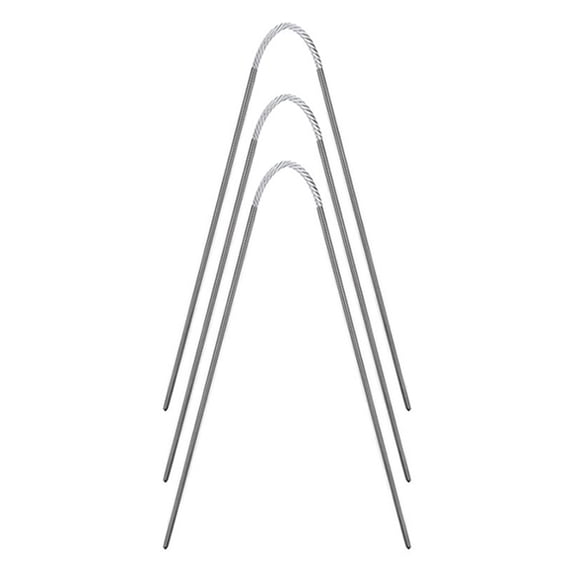 3pcs Circular Knitting Circular Cable Crochet Hooks Handmade for Beginner Starter DIY Embroidery Crafts