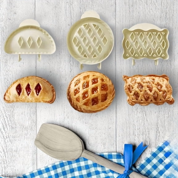 3pcs Classic Mini Hand Pie Molds Classic Apple Pie Filling Molds