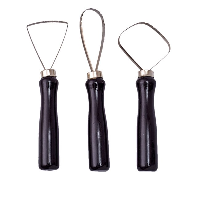 3pcs Clay Pottery Clay Sculpture Tools Clay Cutter Diy Clay Accessories