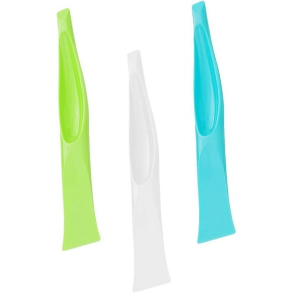 3pcs Cleaning Shovel Cleaning Scraper Margin Trowel Plastic Scraper Blades Plastic Scraper Kitchen Dough Scrapper Plastic Spatula Scraper Stove Edged Scraping Tool Can Opener Mini