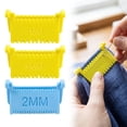 thumbnail image 1 of 3/6pcs Clip-On Sewing Ruler, Hand Edge Stitch Lock and Sewing Gauge for Even Stitches, Quilting Templates with 2mm, 3mm, 4mm Spacing, 1 of 7