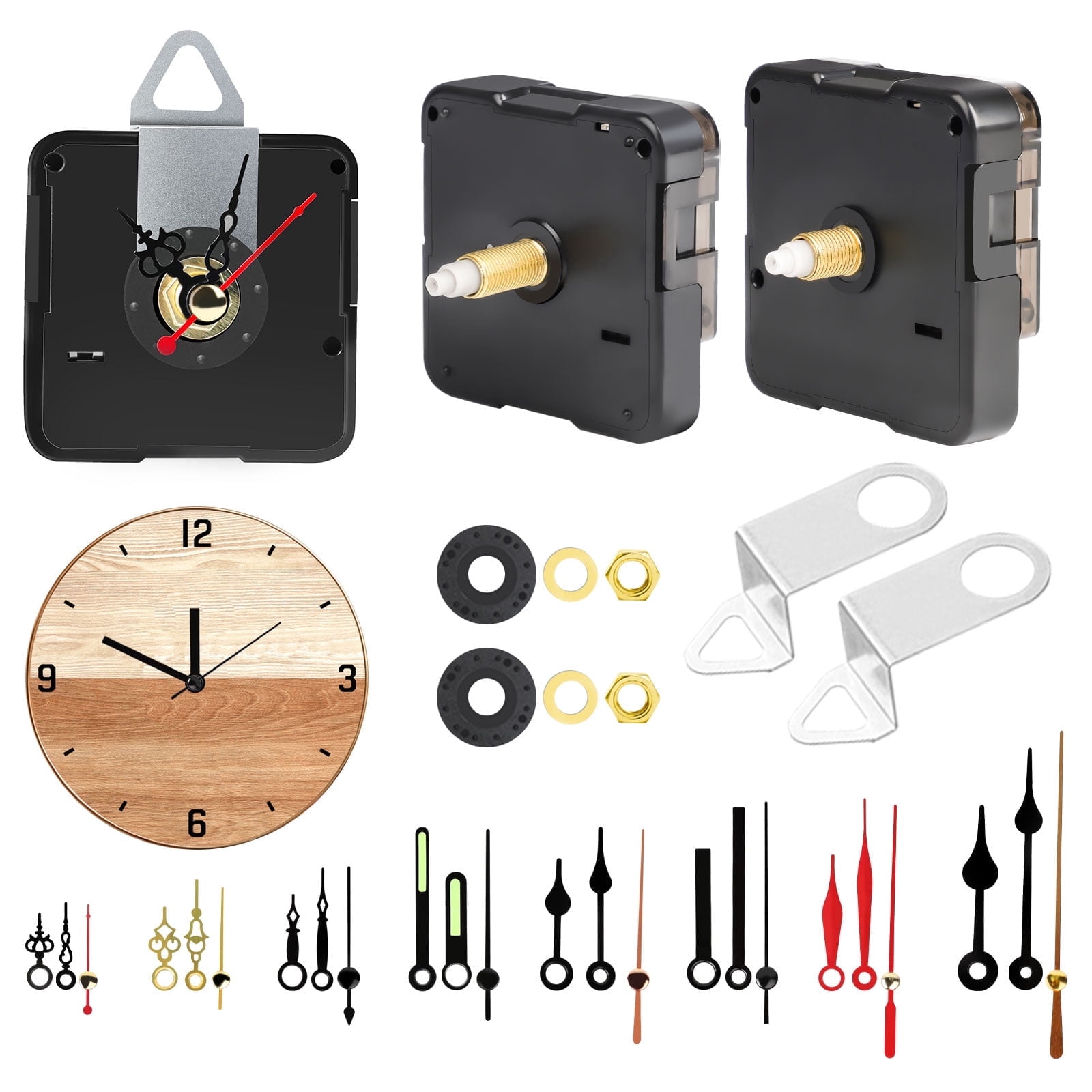 3pcs Clock Movement Mechanism Kit, TSV Battery Operated Clock