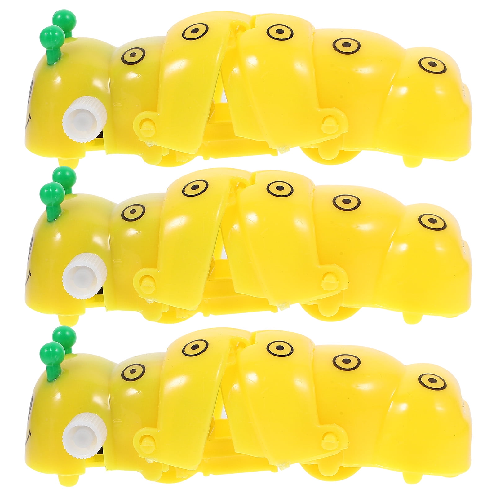 3pcs Clockwork Caterpillar Toys Kids Retractable Caterpillar Toy 