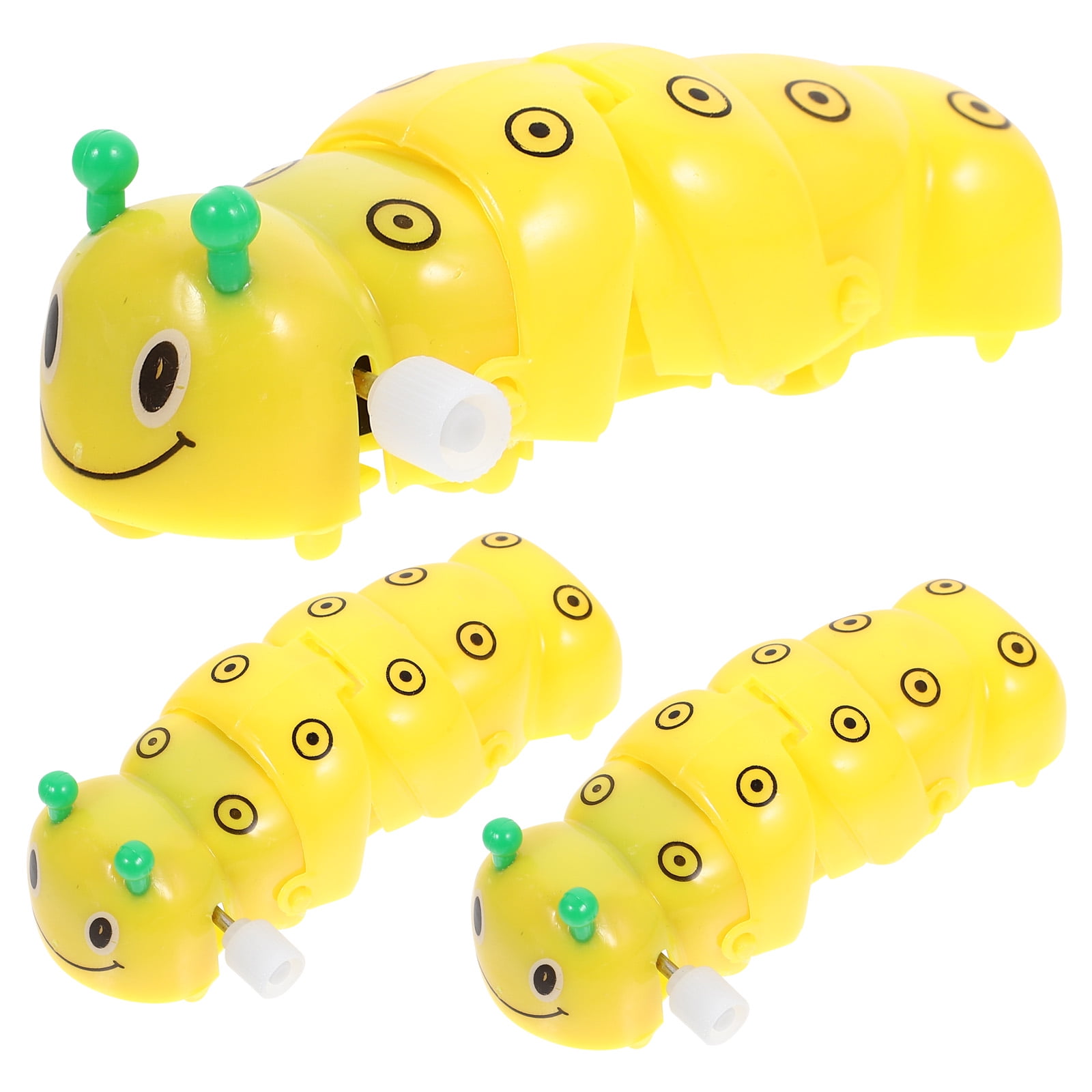 3pcs Clockwork Caterpillar Toys Kids Retractable Caterpillar Toy ...