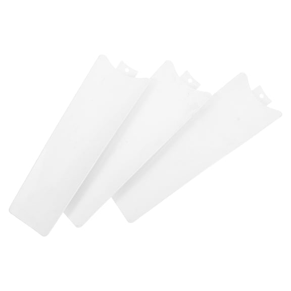 WASHWEPE 3Pcs Universal White Fan Blades Replacement for Wall Ceiling and Standing Fan Models