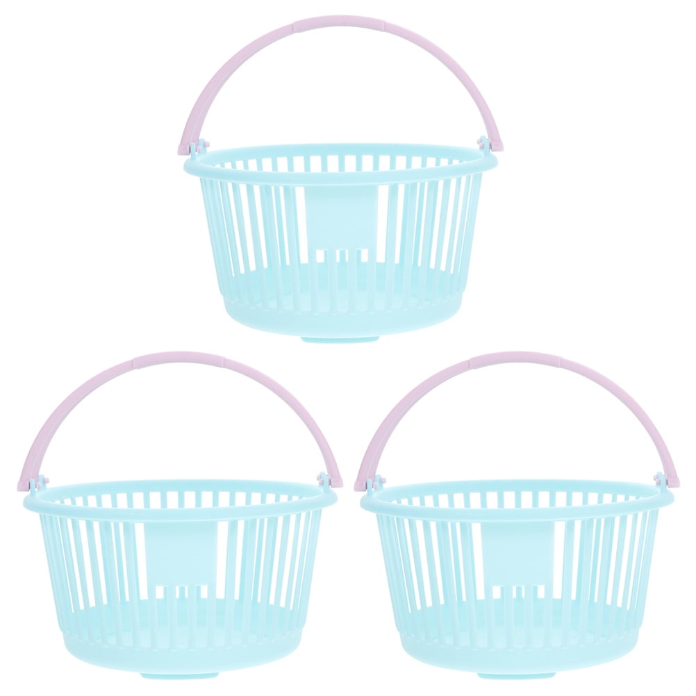 3pcs Compact Handheld Basket Kids Use Mini Shopping Basket Multi ...