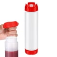 thumbnail image 1 of 3pcs Condiment Squeeze Bottle 16 Oz Double Head Salad Dressing Bottle Leak-proof, 1 of 8
