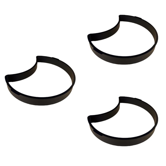 3pcs Crescent Shape Pavement Mold Reusable Path Mold Concrete Cement Mold for Garden