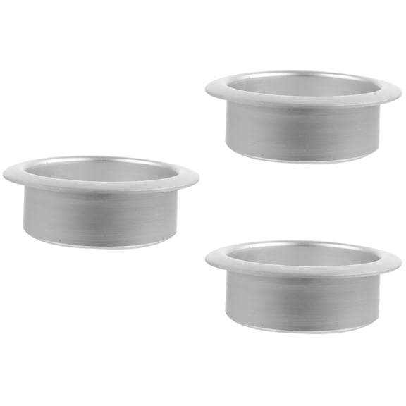 3-Pack Aluminum Car Cup Holders Recessed Drop-In Replacement Drink Cup Storage Holder for Vehicles