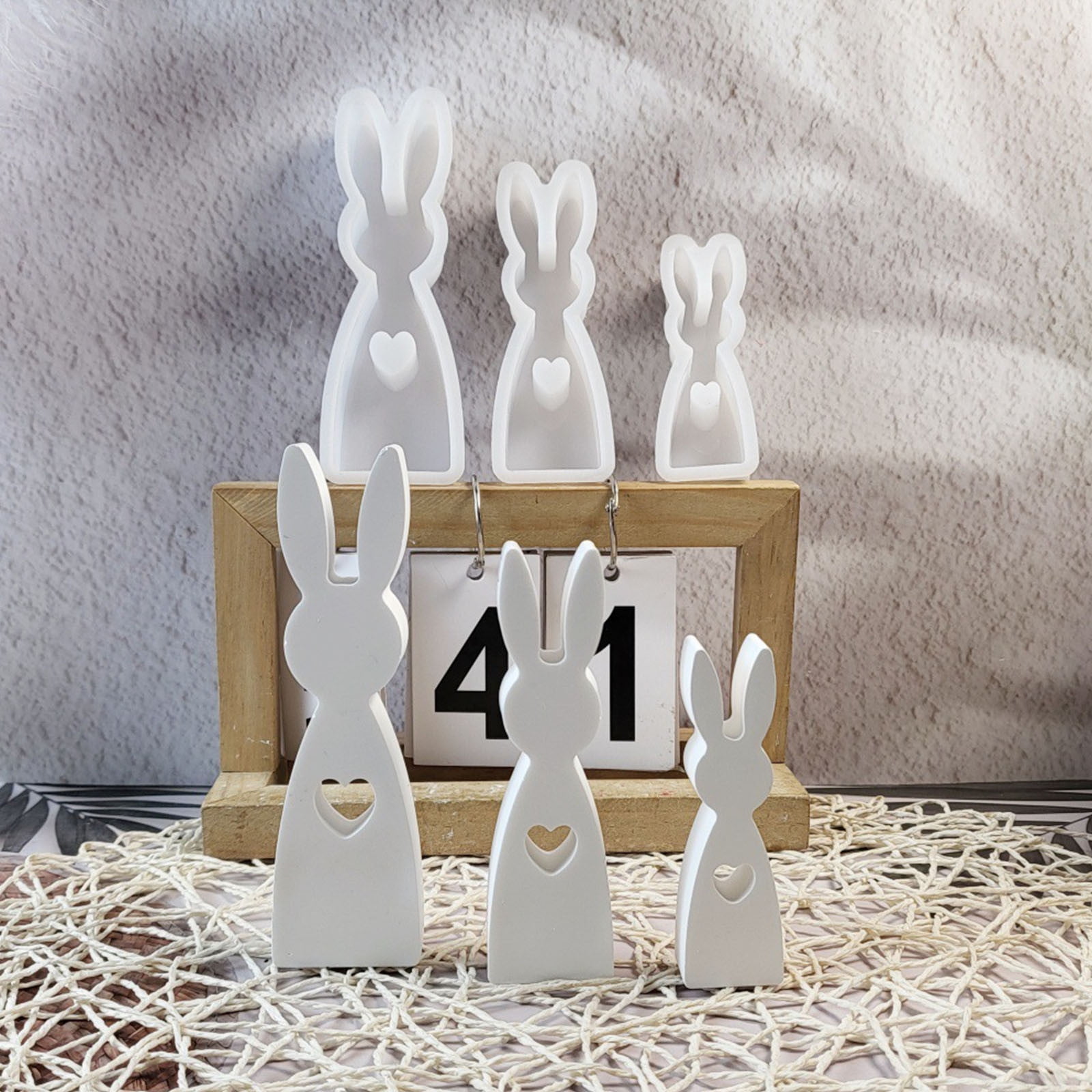 3D Rabbit Silicone Molds – For Resin, Chocolate, Soap & Cake Decorating