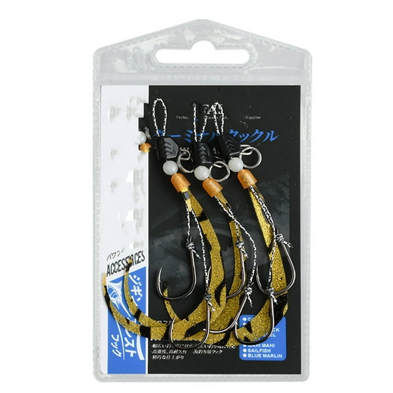 Cuttlefish Jigs Head Fishing Hook 3pcs Jigs Baits Soft Squid Skirt Hook Glow Metal Jigging Lure