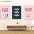 thumbnail image 1 of 3pcs Decorative Canvas Art Set, Frameless Wall Paintings for Living Room and Kitchen Décor - Vintage Food & Drink Posters, 3 Retro Pink Prints Suitable as Christmas Gifts or Café Signage. Ideal for, 1 of 3
