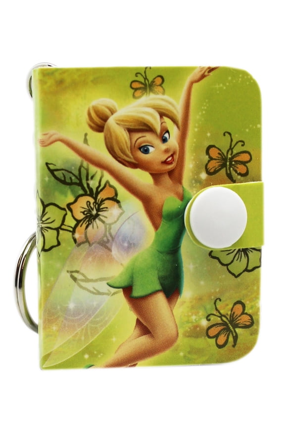 3pcs Disney Fairies Assorted Color/Character Mini Notepad Keychains
