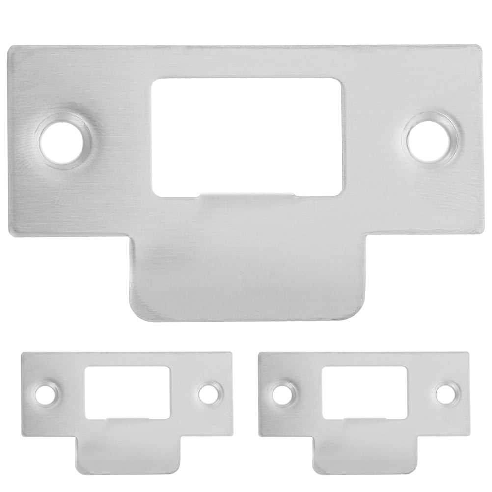 3pcs Door Safety Strike Plates Stainless Steel Door Reinforcement
