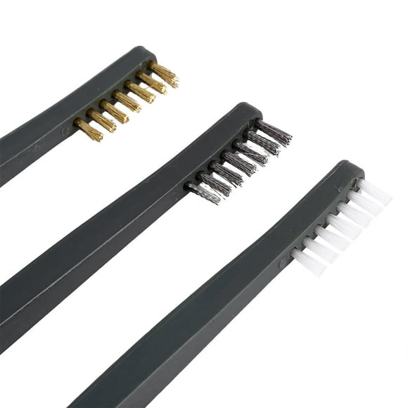 3pcs Double Ended Wire Brush Set Kit  Cleaning Tool Gun Cleaner Accessory, Double Ended Brass Brushes, Gun Cleaning Set