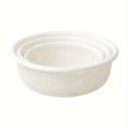 3pcs Drain Basket Vegetable Washing Basket Colander Basket Plastic