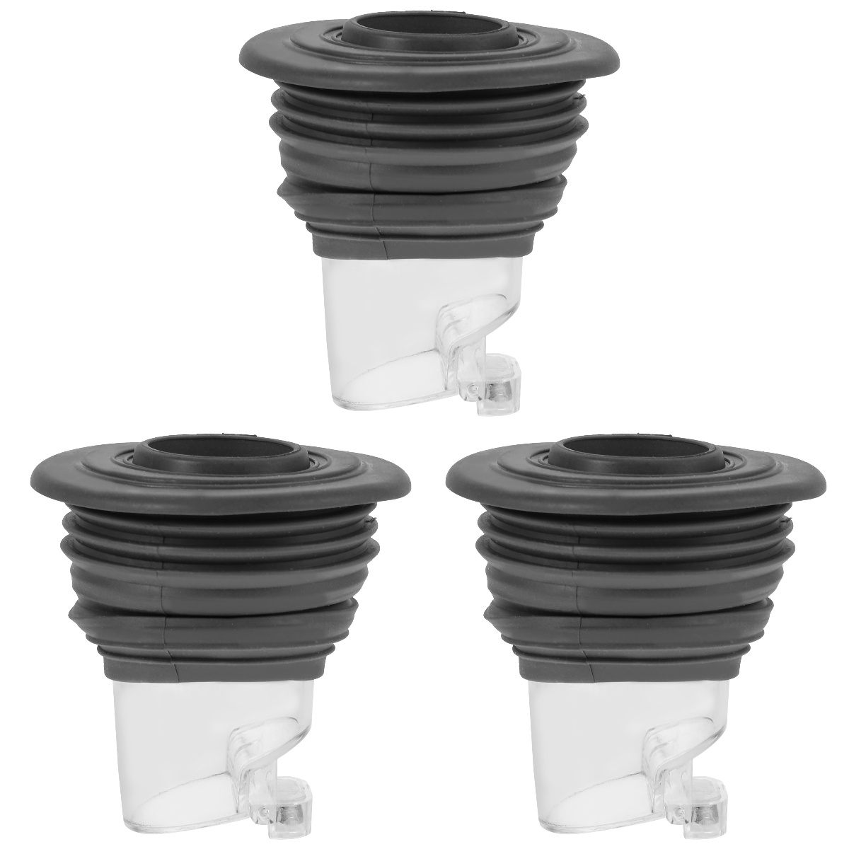 3pcs Drain Hose Seal Plug Washer Drain Hose Plug Silicone Drain Hose