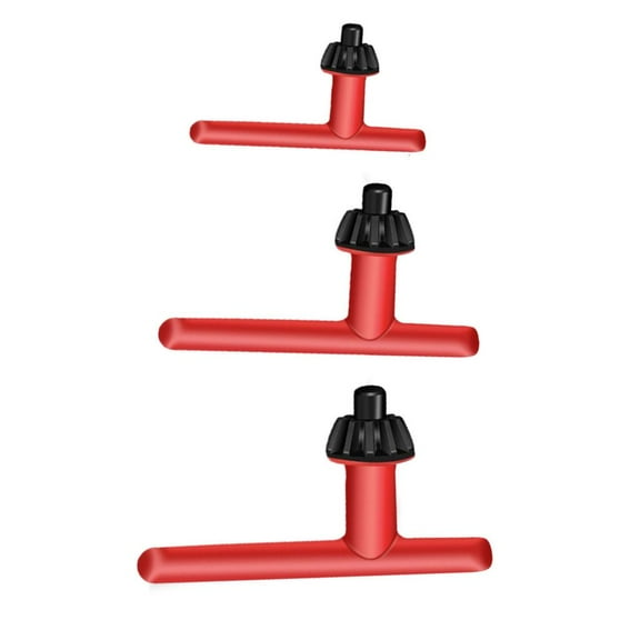 3pcs Drill Chucks Key Set Electric Hand Drilling Chucks Key Tighten Loosen Tool