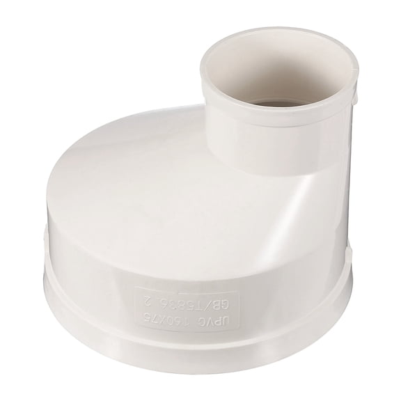 3pcs Duct Reducer (3" to 2") - Round Duct Adapter Fitting Pipe Increaser Reducer Pipe Connector, Fits DWV (Drain, Waste and Vent) Air Ventilation Ducting, White