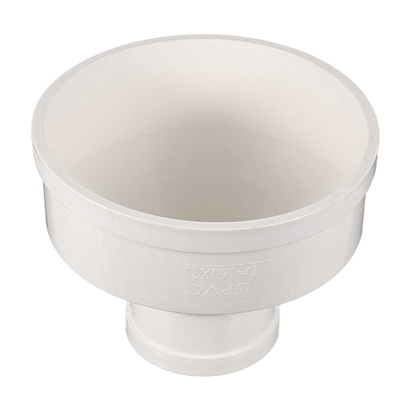 3pcs Duct Reducer (3" to 2") - Round Duct Adapter Fitting Pipe Increaser Reducer Pipe Connector, Fits DWV (Drain, Waste and Vent) Air Ventilation Ducting, White