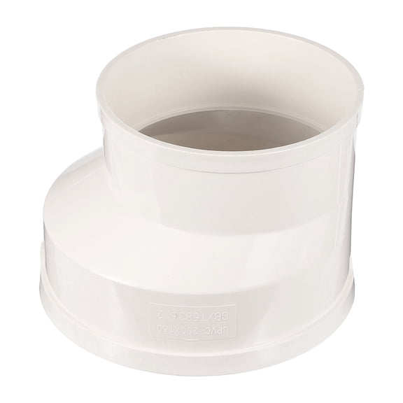 3pcs Duct Reducer (3" to 2") - Round Duct Adapter Fitting Pipe Increaser Reducer Pipe Connector, Fits DWV (Drain, Waste and Vent) Air Ventilation Ducting, White