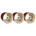 thumbnail image 1 of 3pcs E14 Fabric Lamp Shade Wine Red Modern Clip On Lampshade for Home Wall Candle Table Lamps, 1 of 8