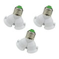 thumbnail image 1 of 3pcs E27 2 in 1 Light Socket Splitter LED Bulbs, 1 of 6